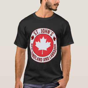 St. John’s, Kanada Stadt T-Shirt   Reise & Heimat
