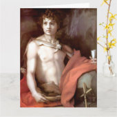 St John the Baptist Fine Art Greetings Card Karte (Gelbe Blume)