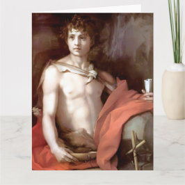 St John the Baptist Fine Art Greetings Card Karte