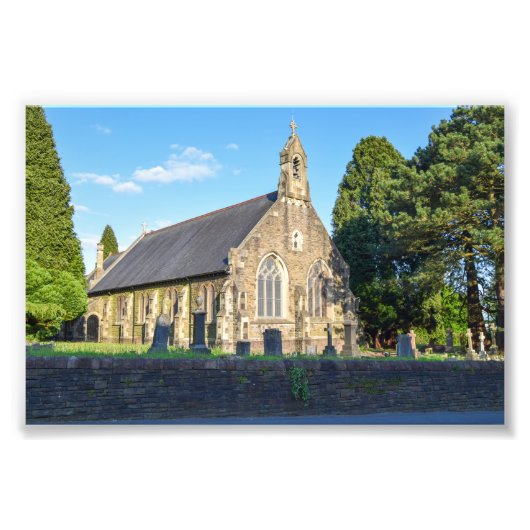 St John the Baptist Kirche, Rogerstone Fotodruck (Vorne)