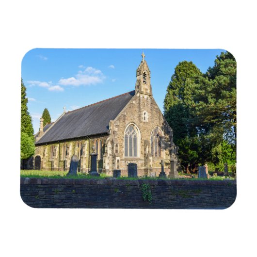 St John the Baptist Kirche, Rogerstone Magnet (Horizontal)