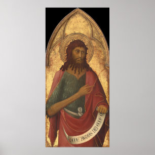 St. John the Baptist - Lippo Memmi Fine Art Poster