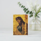 St. John the Baptist Orthodox Prayer Card Platzkarte (Stehend Vorderseite)