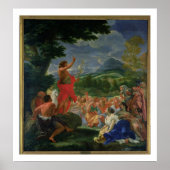 St. John the Baptist Preaching, painted before 169 Poster (Vorne)