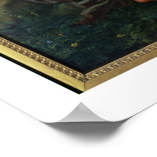 St. John the Baptist Preaching, painted before 169 Poster (Ecke)