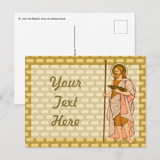 St. John the Baptist (RLS 06) Postkarte (Vorne/Hinten)