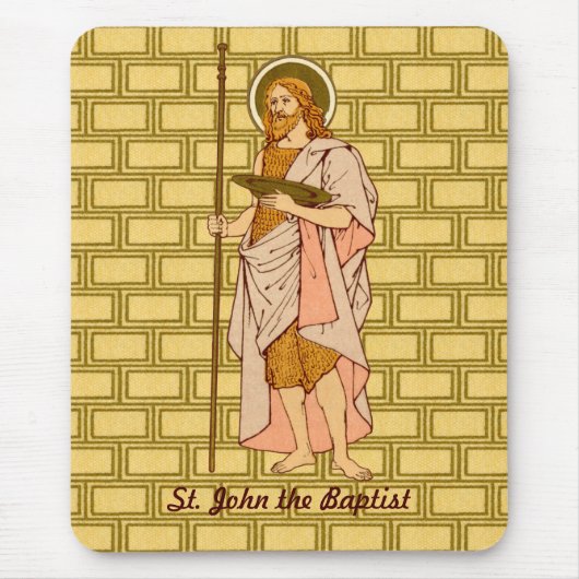 St. John the Baptist (RLS 06) (Stil 2) Mousepad (Vorne)