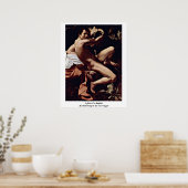 St. John The Baptist von Michelangelo Da Caravaggi Poster (Küche)