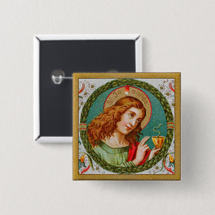 St. John the Evangelist (JMAS 06) Platz Button