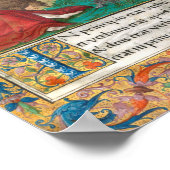 St John the Evangelist - mittelalterliches Manuskr Poster (Ecke)