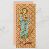 St. John the Evangelist (RLS 07) Grußkarte (Vorne/Hinten)