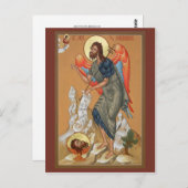 St. John the Forerunner Prayer Card Postkarte (Vorne/Hinten)