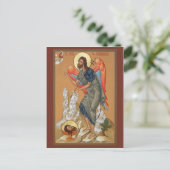 St. John the Forerunnner Prayer Card Postkarte (Stehend Vorderseite)