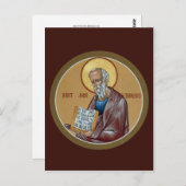 St. John the Theologian Prayer Card Postkarte (Vorne/Hinten)