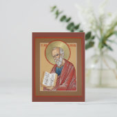 St. John the Theologian Prayer Card Postkarte (Stehend Vorderseite)