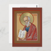 St. John the Theologian Prayer Card Postkarte (Vorne/Hinten)