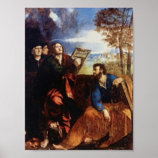 St John und St Bartholomew (rechts) von Dosso Doss Poster (Vorne)
