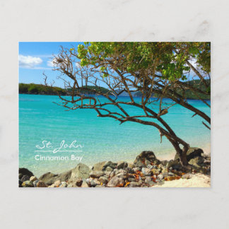 St John USVI Cinnamon Bay Beach Postcard Postkarte