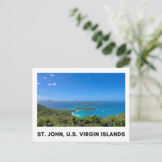 St. John, USVI Postcard Postkarte (Stehend Vorderseite)