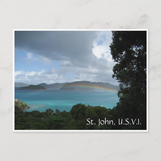 St. John, USVI Postkarte (Vorderseite)