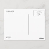 St.John USVI Postkarte (Rückseite)