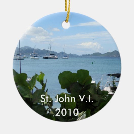 St. John V.I., 2010 Keramikornament (Vorne)