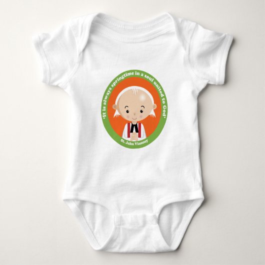 St. John Vianney Baby Strampler (Vorderseite)