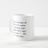 St. John Vianney Kaffeetasse (Vorderseite Links)