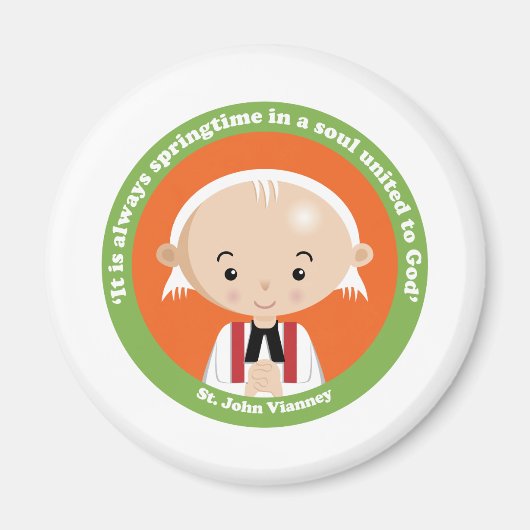 St. John Vianney Magnet (Vorne)
