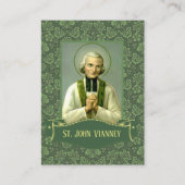 St. John Vianney Priest Prayer Card Platzkarte (Vorderseite)