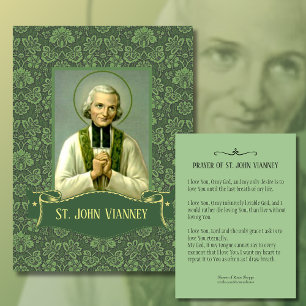St. John Vianney, Priester Heilige Karten