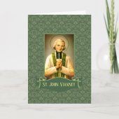 St. John Vianney, Priester Karte (Vorderseite)