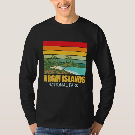 St John Virgin Islands National Park Souvenir Camp T-Shirt (Vorderseite)