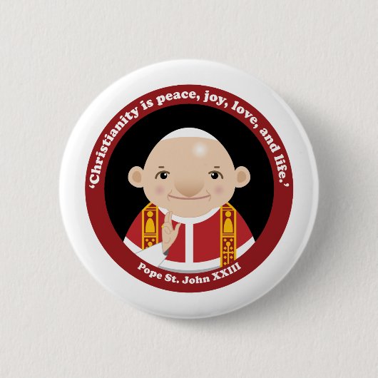 St. John XXIII Button (Vorderseite)