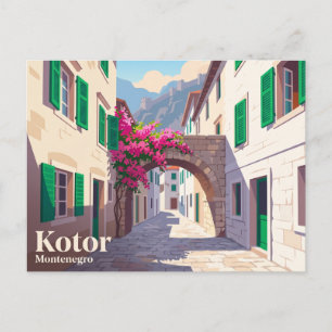 St. John's Alley Montenegro Postkarte