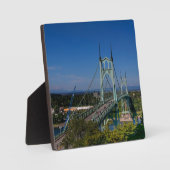 St Johns Bridge | Portland Oregon Fotoplatte (Vorderseite)