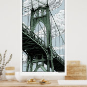 St Johns Bridge Poster (Küche)