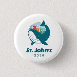 St. Johns Canada 2026 International Convention Pin Button