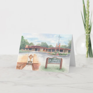 St. John's Church Evansville, WI - 12x18 Card Karte