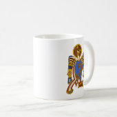 St. John's Eagle Celtic Knot Irish Medieval Art Kaffeetasse (VorderseiteRechts)