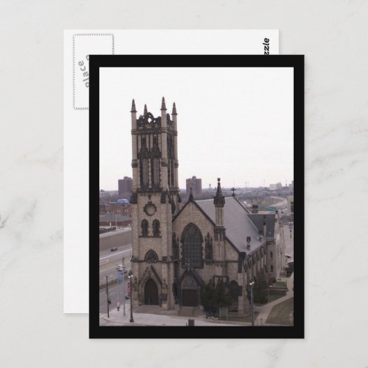 St. John's Episcopal Church, Detroit Postcard Postkarte (Vorne/Hinten)