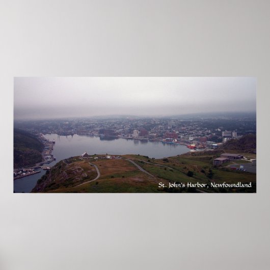 St. John's Harbour, Newfundland Poster (Vorne)
