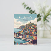 St. John's, Kanada Postkarte (Stehend Vorderseite)