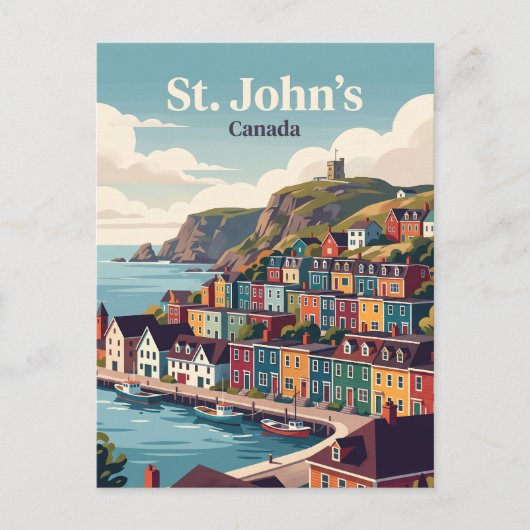 St. John's, Kanada Postkarte (Vorderseite)