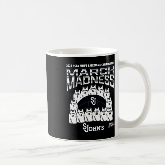 St. John's March Madness 2025 Men's Sketll Nil Kaffeetasse (Rechts)