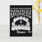 St. John's March Madness 2025 Men's Sketll Nil Karte (Gelbe Blume)