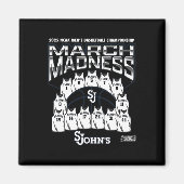 St. John's March Madness 2025 Men's Sketll Nil  Magnet (Vorne)