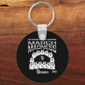 St. John's March Madness 2025 Men's Sketll Nil Schlüsselanhänger (Vorderseite)