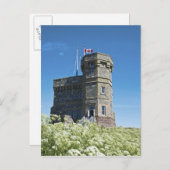 St. John's, Neufundland, Kanada, Cabot Tower, Postkarte (Vorne/Hinten)