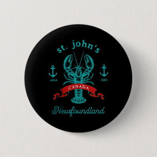 St Johns Neufundland Kanada Hummer Urlaub Souv Button